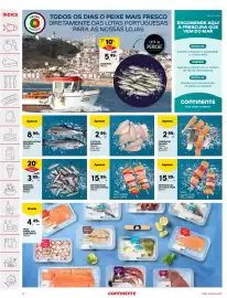 Folheto Continente semana 35 Página 4: Espetadas de salmão e atum fresco €3,68, Espetadas de salmão e perca fresco €3,68