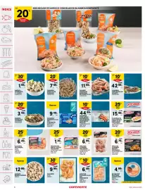 Folheto Continente semana 35 Página 6: Camarão de moçambique pescanova €15,99, Camarão médio 60/80 vannamei congelado €7,99