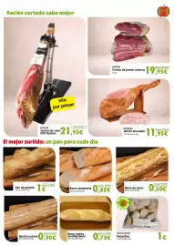 Catálogo Hiper Usera Página 5: Navidul jamón ahumado €11,95, Pan de pueblo €1,00