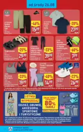 ALDI gazetka tydzień 35 Strona 2: Akcesoria do biegania Crane €7,99, Sneakersy €26,99