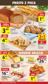 Intermarche gazetka tydzień 35 Strona 18: Snack kurczak curry Oskroba €4,99, Chleb razowy z maślanką Reva €3,49