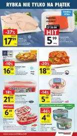 Intermarche gazetka tydzień 35 Strona 19: Paluszki rybne Frosta Złote €16,99, Tilapia filety bez skóry €17,99