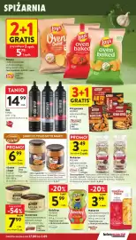 Intermarche gazetka tydzień 35 Strona 31: Makaron pióra Makarony Polskie €3,99, Ketchup Minionki Develey €5,99