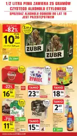 Intermarche gazetka tydzień 35 Strona 34: Piwo Desperados 4-pak €18,36, Piwo Warka Classic 6-pak €16,36