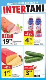 Intermarche gazetka tydzień 35 Strona 42: Polędwica sopocka Mróz €19,99, Ogórki krótkie szklarniowe €3,99