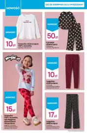 Pepco gazetka tydzień 35 Strona 8: Legginsy dziewczęce Miraculous €15,00, Koszulka dziewczęca Miraculous €15,00
