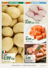 Volantino Banco Fresco settimana 35 Pagina 2: Cubetti di salmone €16,99, Trancio di spada €21,99