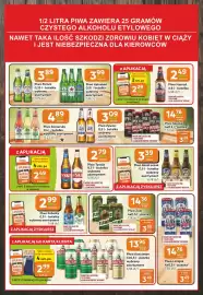 Społem Częstochowa gazetka Strona 11: Piwo Harnaś €2,29, Piwo Leżajsk Pełne 4-pak €14,76