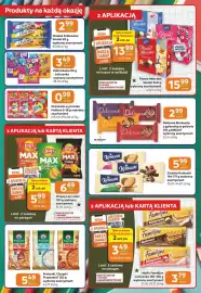 Społem Częstochowa gazetka Strona 4: Chałwa Królewska Wedel €2,99, Oranżada w proszku Hellena €0,99
