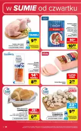 Carrefour gazetka Strona 2: Schab Benedykta DUDA €2,79, Roladki z łososia wędzone SUEMPOL €8,99