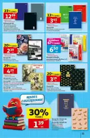 Auchan gazetka tydzień 35 Strona 11: Kołozeszyt A4 ONE €12,99, Zeszyt A4 €4,25