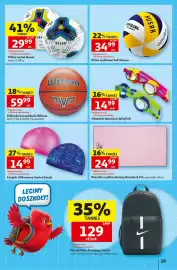 Auchan gazetka tydzień 35 Strona 19: Ręcznik szybkoschnący Beauty & Fit €24,99, Okularki dziecięce Jellyfish €14,99