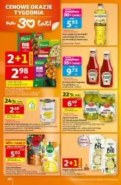 Auchan gazetka tydzień 35 Strona 30: Napój roślinny marki BIO €1,00, Ketchup Heinz łagodny lub pikantny €9,73