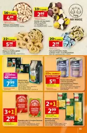 Auchan gazetka tydzień 35 Strona 31: Pomidory krojone Dawtona €2,99, Mokra karma dla kota Sheba €7,99