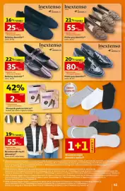 Auchan gazetka tydzień 35 Strona 41: Baleriny damskie €25,00, Baleriny damskie €35,00