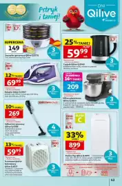 Auchan gazetka tydzień 35 Strona 43: Żelazko Qilive €69,99, Mikser planetarny Qilive Q.5623 €209,00