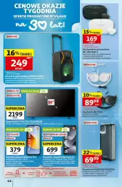 Auchan gazetka tydzień 35 Strona 44: Głośnik bezprzewodowy PRIME3 APS22 €249,00, Smart QLED TV 55" TCL 55QLED810K €2.199,00