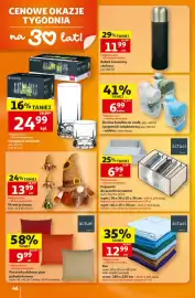 Auchan gazetka tydzień 35 Strona 46: Komplet 6 szklanek €24,99, Pojemnik do przechowywania €6,99