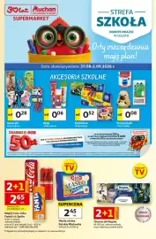 Auchan gazetka | Supermarket Strona 1: Plastelina różne rodzaje €0,52, Napój Coca-Cola, Fanta lub Sprite €2,65