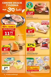 Auchan gazetka | Supermarket Strona 4: Burgery wołowe Pewni Dobrego €12,99, Szynka od szwagra, Krakus €2,99