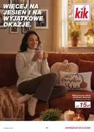 KiK gazetka Strona 1: Dekoracyjne poduszki €15,00