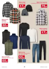 KiK gazetka Strona 9: Męska kamizelka €55,00, Męskie jeansy €55,00