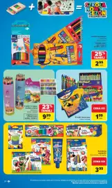 Carrefour gazetka Strona 24: Kredki świeceowe €1,99, Kredki w tubie, pastele olejne €9,99