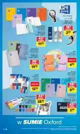Carrefour gazetka Strona 32: Blok rysunkowy, blok techniczny Oxford €4,99, Kredki ołówkowe €12,99