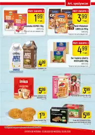 Delikatesy Piotruś Pan gazetka tydzień 35 Strona 5: Płatki Mlekołaki LUBELLA €3,99, Owsianka KUPIEC €1,99