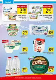 Delikatesy Piotruś Pan gazetka tydzień 35 Strona 6: Śmietana 18% Krasnystaw €1,99, Twaróg półtłusty Krasnystaw €8,99
