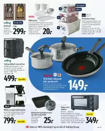 Føtex tilbudsavis Side 59: Køkkenchef springform med låg eller bradepande €25,00, Salling bestiksæt €299,00