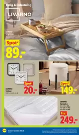 Lidl tilbudsavis Side 10: Livarno Taburet €149,00, Livarno Vækkeur €20,00