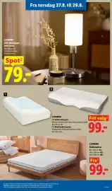 Lidl tilbudsavis Side 11: Livarno nakkestøttepude og multifunktionspude €99,00, Livarno LED-bordlampe med touch €79,00