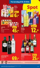 Lidl tilbudsavis Side 5: Hampstead/Korol Gin eller vodka €69,00, Leffe/Hoegaarden/Kronenbourg/Jacobsen Specialøl €25,00
