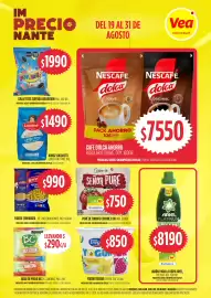 Catálogo Supermercados Vea semana 35 Página 1: Nescafe cafe dolca ahorro €7.550,00, Lucchetti arroz largo fino €1.490,00