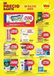 Catálogo Supermercados Vea semana 35 Página 2: Resero vino sanjuanino tinto €1.620,00, Arcor polenta presto pronta €990,00
