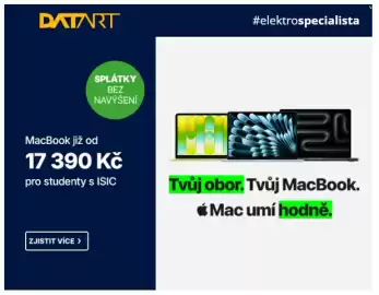Datart leták Strana 1: MacBook €17.390,00