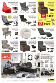 Sconto leták Strana 11: Frosir otočná konstrukce, barva béžová €4.999,00, Golden dream sedací vak €1.399,00