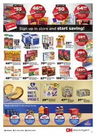 OK Foods catalogue Page 3: I&J Beefers Frozen Beef Burgers €87,99, McCain Frozen Mixed Veg or Country Crop Vegetables €44,99