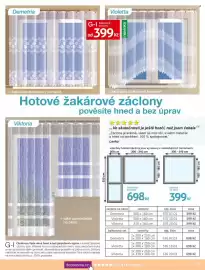 Decodoma leták Strana 55: Violetta žakárové záclony €399,00, Viktoria €399,00