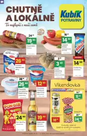 Kubík potraviny leták Strana 1: Pom-Bár Original €24,90, Chocenške pomazankove tradiční €26,90