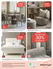 Møbelringen kundeavis Side 16: Wonderland Balanse kontinentalseng €17.999,00, Vennekrets Velvet teppe €2.029,00