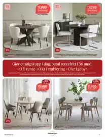 Møbelringen kundeavis Side 9: Venne-krets Alver spisebord inkl 2 ileggsplater, brunlakkert eikefiner €11.999,00