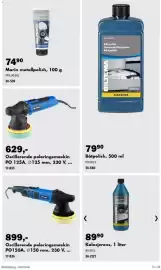 Biltema kundeavis Side 13: Biltema Kalesjerens €89,90, Bultena oscillerende poleringsmaskin €629,00