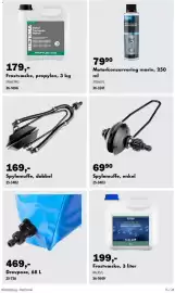 Biltema kundeavis Side 15: Spylemuffe, dobbel €169,00, Spylemuffe, enkel €69,90