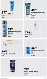 Biltema kundeavis Side 16: Sugepumpe €729,00, Biltema marinfett €84,90