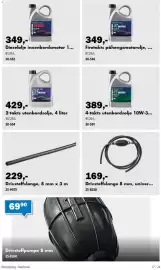 Biltema kundeavis Side 17: Biltema 2-takts utenbordsolje €429,00, Biltema dieselolje innenbordsmotor €349,00