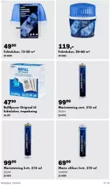 Biltema kundeavis Side 22: Refillposer Original til fuktsluker €47,90, Marintetning sort €99,90
