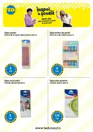 Catalog TEDI Pagină 3: Stylex creioane €8,00, Stylex cretă școlară €8,00