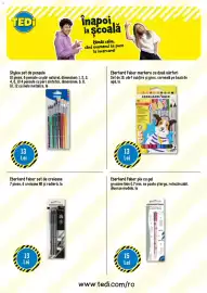 Catalog TEDI Pagină 4: Stylex set de pensule €13,00, Eberhard Faber markere cu două vârfuri €13,00